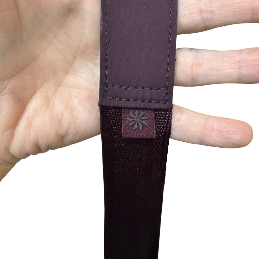 Athleta Deep Purple Quilted Crossbody Bag Like New - Picture 7 of 9
